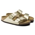 Klapki damskie Birkenstock Arizona Birko-Flor Gold złote regular szerokie (1016110) 40.0