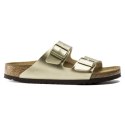 Klapki damskie Birkenstock Arizona Birko-Flor Gold złote regular szerokie (1016110) 40.0