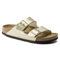 Klapki damskie Birkenstock Arizona Birko-Flor Gold złote regular szerokie (1016110) 40.0