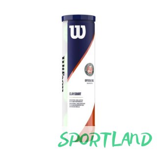 Piłki do tenisa ziemnego Wilson Roland Garros Clay Court 4 szt. WRT115000 N/A