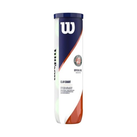 Piłki do tenisa ziemnego Wilson Roland Garros Clay Court 4 szt. WRT115000 N/A Piłki do tenisa ziemnego Wilson Roland Garros Clay Court 4 szt. WRT115000 N/A