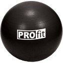 Piłka gimnastyczna PROfit 75cm czarna z pompką DK2102 N/A