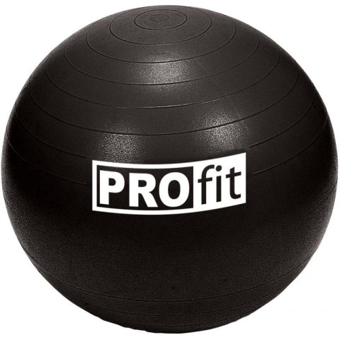 Piłka gimnastyczna PROfit 75cm czarna z pompką DK2102 N/A