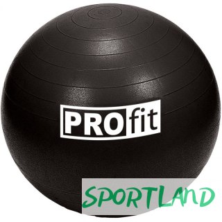 Piłka gimnastyczna PROfit 85cm czarna z pompką DK2102 N/A