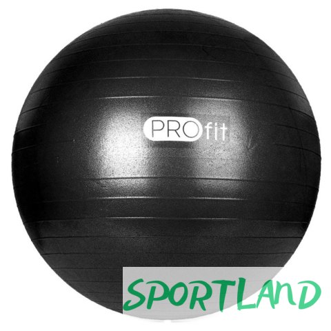 Piłka gimnastyczna PROfit 85cm czarna z pompką DK2102 N/A Piłka gimnastyczna PROfit 85cm czarna z pompką DK2102 N/A