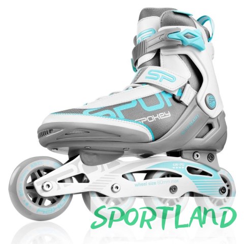 Łyżworolki Spokey Prime Pro WH/TQ 37 926965 37 Łyżworolki Spokey Prime Pro WH/TQ 37 926965 37