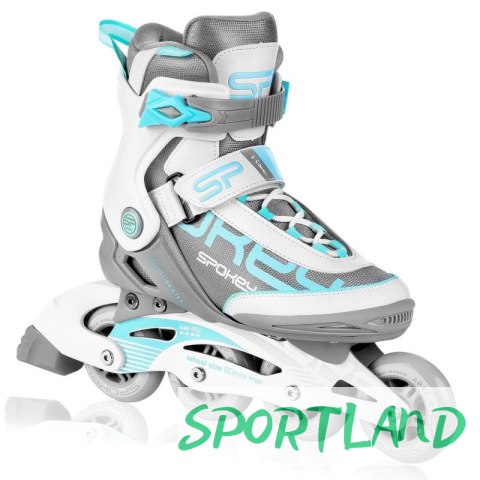 Łyżworolki Spokey Prime Pro WH/TQ 38 926966 38 Łyżworolki Spokey Prime Pro WH/TQ 38 926966 38