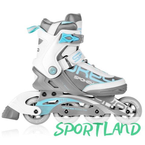Łyżworolki Spokey Prime Pro WH/TQ 38 926966 38 Łyżworolki Spokey Prime Pro WH/TQ 38 926966 38