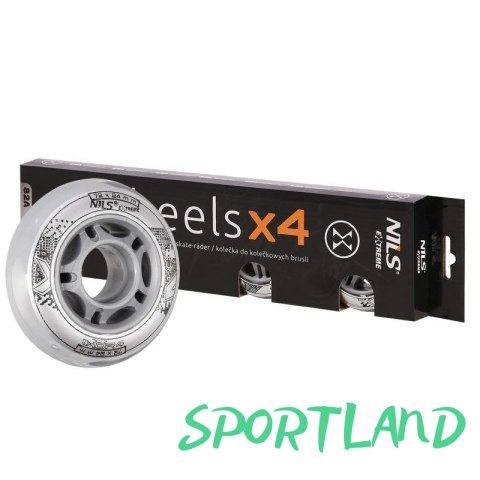 Kółka Nils Extreme PU 72x24 82A (4 szt.) N/A Kółka Nils Extreme PU 72x24 82A (4 szt.) N/A