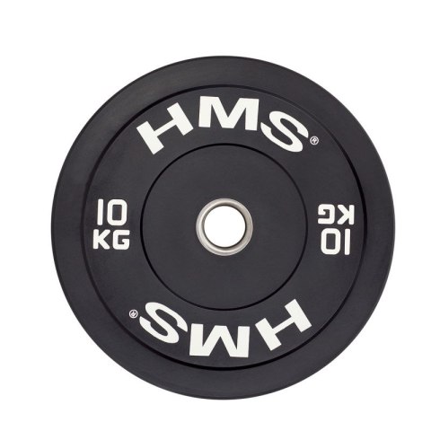 Talerz olimpijski HMS BLACK BUMPER 10 kg BBR10 N/A Talerz olimpijski HMS BLACK BUMPER 10 kg BBR10 N/A