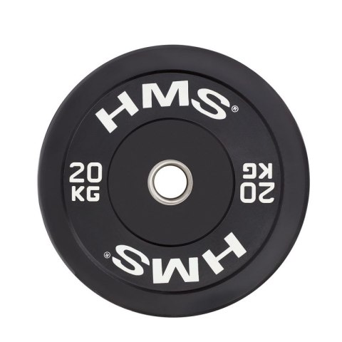 Talerz olimpijski HMS BLACK BUMPER 20 kg BBR20 N/A Talerz olimpijski HMS BLACK BUMPER 20 kg BBR20 N/A