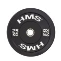 Talerz olimpijski HMS BLACK BUMPER 25 kg BBR25 N/A