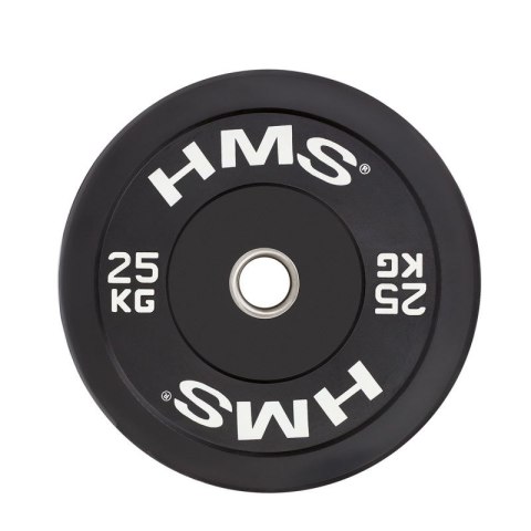 Talerz olimpijski HMS BLACK BUMPER 25 kg BBR25 N/A Talerz olimpijski HMS BLACK BUMPER 25 kg BBR25 N/A