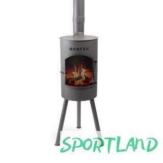 Kominek ogrodowy Bonfeu Bongiano Sp 3001 czarny N/A