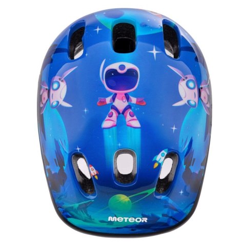 Kask rowerowy Meteor KS06 Alien Jr 17438 r. XS 44-48 cm uniw Kask rowerowy Meteor KS06 Alien Jr 17438 r. XS 44-48 cm uniw