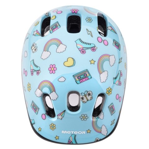 Kask rowerowy Meteor KS06 Rainbow Jr 17434 r.XS 44-48 cm uniw Kask rowerowy Meteor KS06 Rainbow Jr 17434 r.XS 44-48 cm uniw