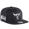 Czapka z daszkiem Mitchell & Ness Snapback NBA Chicago Bulls HS8547-CBUBLCK OSFM