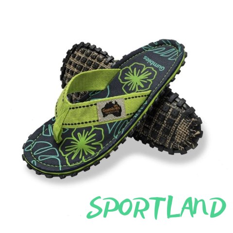 Japonki Gumbies Islander Flip-Flops Lime Hibiscus GU-FFISL148 40 Japonki Gumbies Islander Flip-Flops Lime Hibiscus GU-FFISL148 40