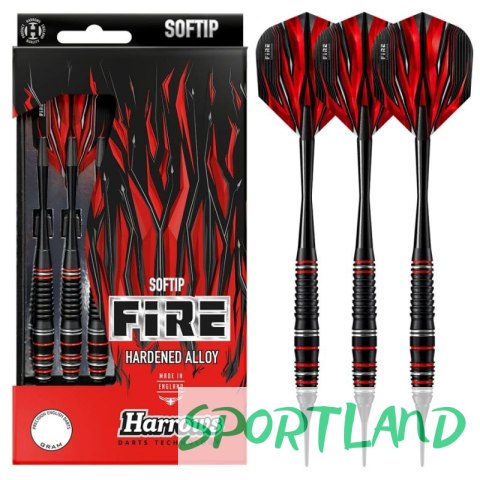 Rzutki Harrows Fire High Grade Alloy Softip HS-TNK-000016036 20 g Rzutki Harrows Fire High Grade Alloy Softip HS-TNK-000016036 20 g