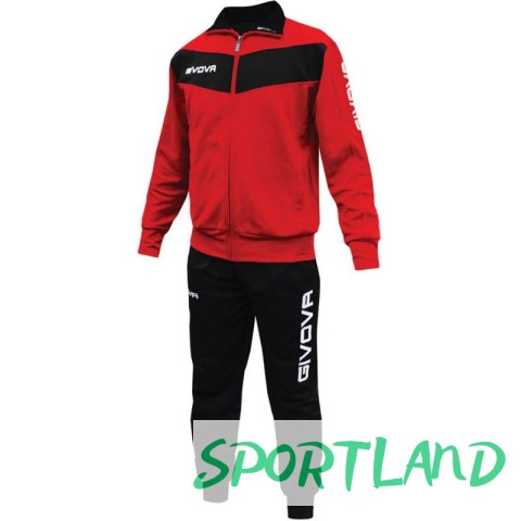 Dres Givova Tuta Visa TR018 1210 czerwony/czarny N/A Dres Givova Tuta Visa TR018 1210 czerwony/czarny N/A