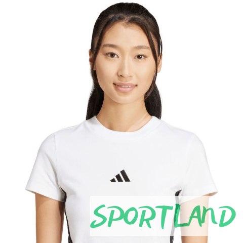 Koszulka adidas Essentials 3-Stripes Slim Baby W JE1239 M Koszulka adidas Essentials 3-Stripes Slim Baby W JE1239 M
