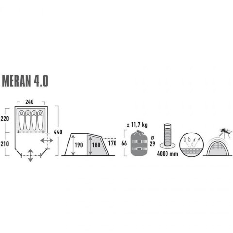 Namiot High Peak Meran 4 11806 N/A Namiot High Peak Meran 4 11806 N/A