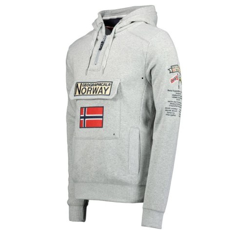 Bluza Geographical Norway 3/4 Gymclass 100 M WU4184H/GN B-Grey XXL Bluza Geographical Norway 3/4 Gymclass 100 M WU4184H/GN B-Grey XXL