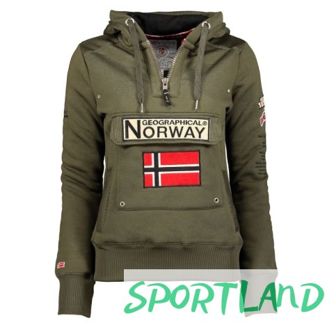Bluza Geographical Norway Gymclass DB 054 M WW2491H/GN-Kaki XL Bluza Geographical Norway Gymclass DB 054 M WW2491H/GN-Kaki XL