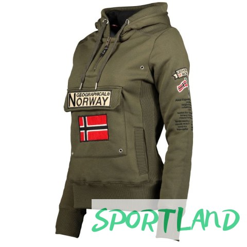 Bluza Geographical Norway Gymclass DB 054 M WW2491H/GN-Kaki XL Bluza Geographical Norway Gymclass DB 054 M WW2491H/GN-Kaki XL