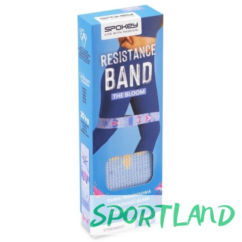 Guma fitness Spokey The Bloom Elastic Band SPK-944552 Czarny Guma fitness Spokey The Bloom Elastic Band SPK-944552 Czarny