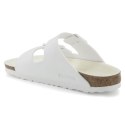 Klapki damskie/męskie Birkenstock Arizona Birko-Flor Regular na szeroką stopę na lato białe (1019061) 44.0