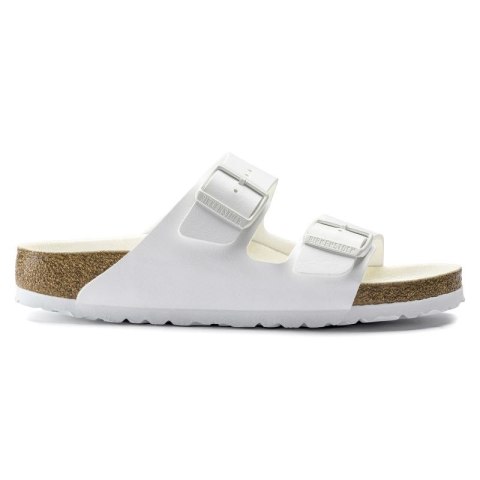 Klapki damskie/męskie Birkenstock Arizona Birko-Flor Regular na szeroką stopę na lato białe (1019061) 44.0 Klapki damskie/męskie Birkenstock Arizona Birko-Flor Regular na szeroką stopę na lato białe (1019061) 44.0