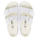 Klapki damskie/męskie Birkenstock Arizona Birko-Flor Regular na szeroką stopę na lato białe (1019061) 44.0