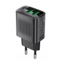 Ładowarka sieciowa A86 2x USB-A 12W - czarna