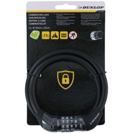 Zapięcie rowerowe Dunlop linka, szyfr 10 mm x 65 cm 1042497 N/A