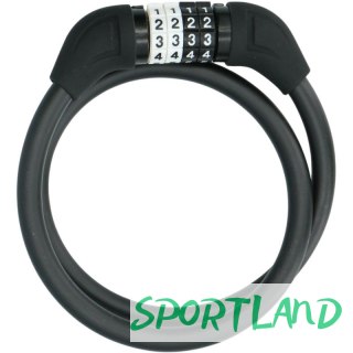 Zapięcie rowerowe Dunlop linka, szyfr 10 mm x 65 cm 1042497 N/A