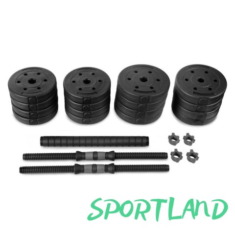 Zestaw hantli Spokey Pondus 30, 2x 15 kg SPK-944225 Czarny Zestaw hantli Spokey Pondus 30, 2x 15 kg SPK-944225 Czarny