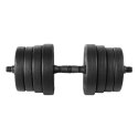 Zestaw hantli Spokey Pondus 30, 2x 15 kg SPK-944225 Czarny