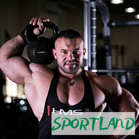 Kettlebell żeliwny pokryty winylem HMS black KNV28 N/A Kettlebell żeliwny pokryty winylem HMS black KNV28 N/A