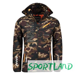 Kurtka Softshell Geographical Norway Royaute M WU1057H-GN-KAKI-ORANGE L