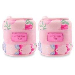 Obciążenia na kostki i nadgarstki Spokey The Bloom Form 2x 1 kg SPK-944491 Czarny