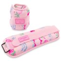 Obciążenia na kostki i nadgarstki Spokey The Bloom Form 2x 1 kg SPK-944491 Czarny