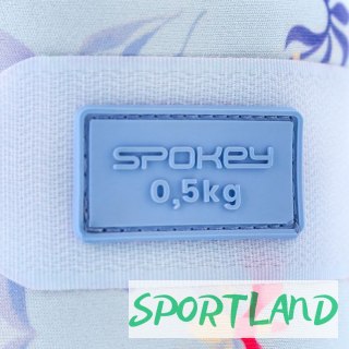 Obciążenia na kostki i nadgarstki Spokey The Bloom From 2x 0,5 kg SPK-944489 Czarny