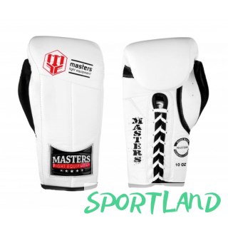 Rękawice bokserskie Masters RBT-MFE-S 10 oz 01112-01 biały