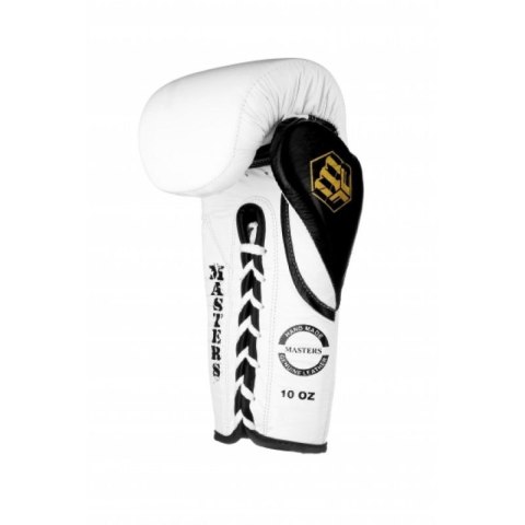 Rękawice bokserskie Masters RBT-MFE-S 10 oz 01112-01 biały Rękawice bokserskie Masters RBT-MFE-S 10 oz 01112-01 biały