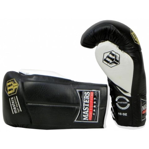 Rękawice bokserskie Masters RBT-MFE-S 10 oz 01112-01 biały Rękawice bokserskie Masters RBT-MFE-S 10 oz 01112-01 biały