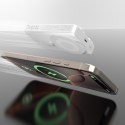 Powerbank K29 10000mAh MagSafe metalowa obudowa podstawka kable USB-C iPhone Lightning PD 20W - szary