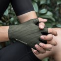 Rękawiczki rowerowe oddychające bez palców rozmiar XL - zielone