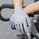 Rękawiczki rowerowe oddychające pełne rozmiar S - zielone