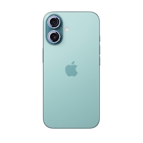 Szkło ochronne na obiektywy iPhone 16/16 Plus - niebieskie Szkło ochronne na obiektywy iPhone 16/16 Plus - niebieskie